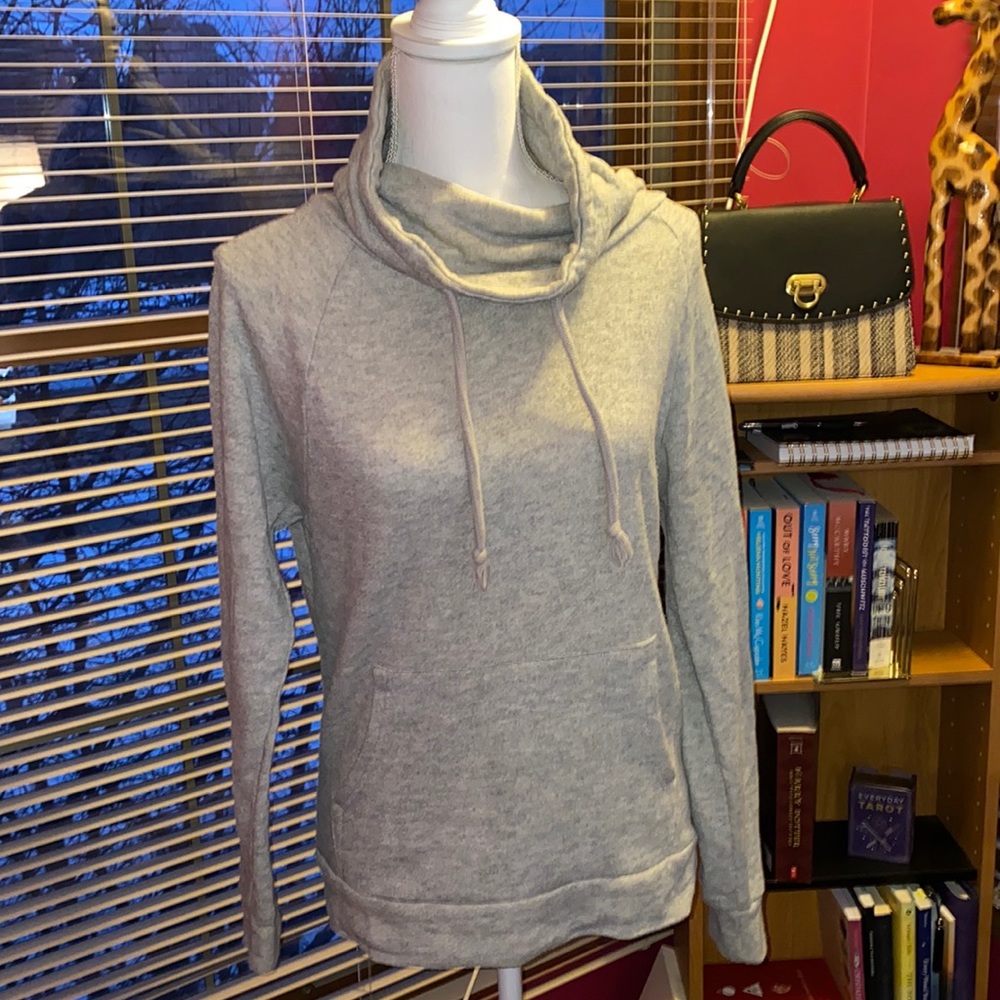 Derek Heart Mock Neck Hoodie